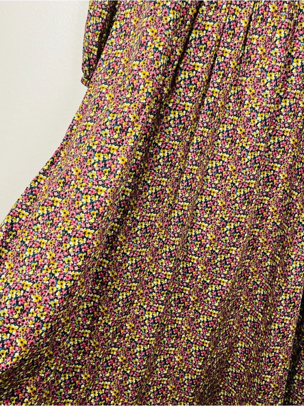 J.Crew Liberty London Small Daydream Smocked Busy Izzy Floral Midi Dress
